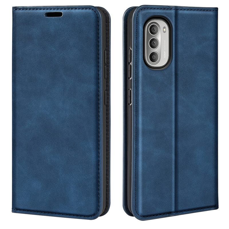 θηκη κινητου Moto G51 5G Θήκη Flip Εφέ Silk Soft Leather